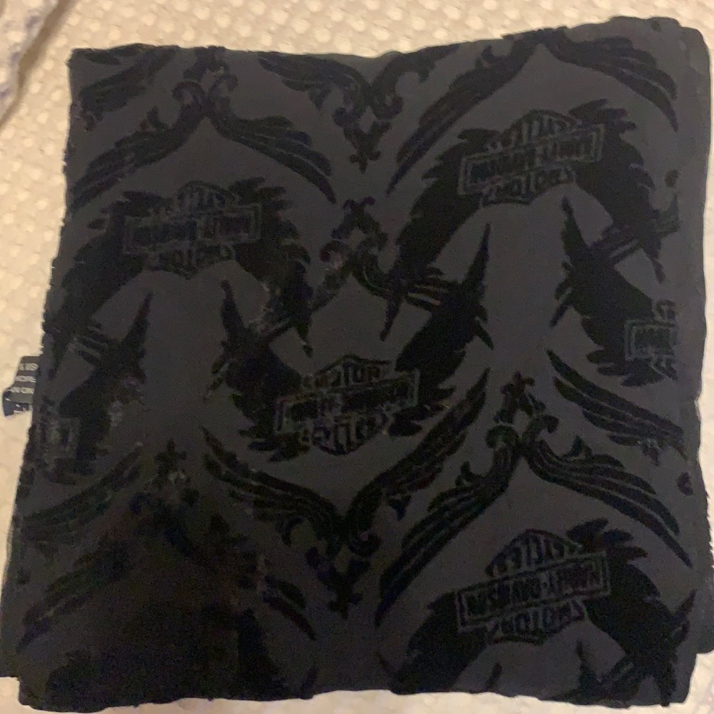 Harley-Davidson silk and viscose scarf